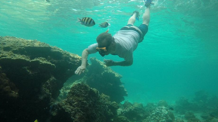 Me snorkeling