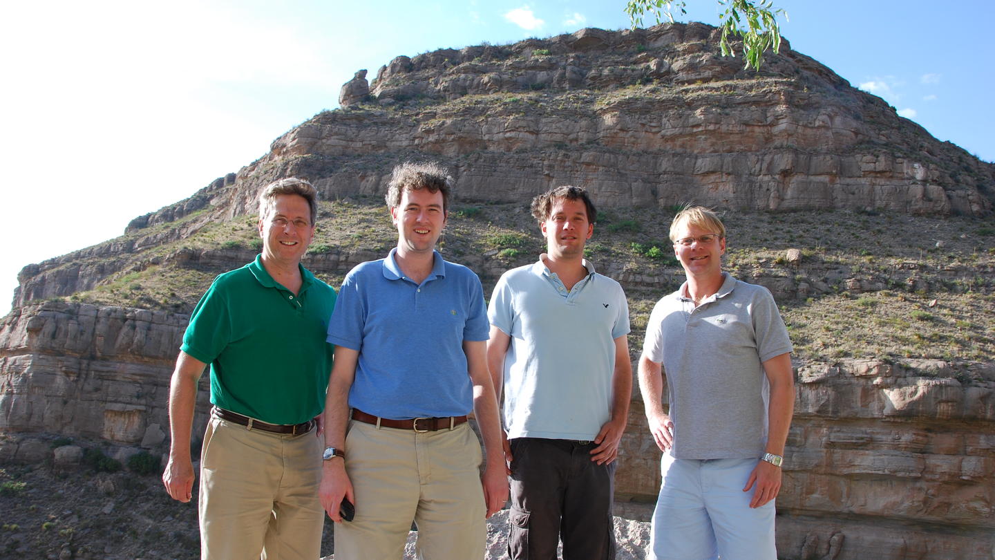 Me, Cullen Blake, Laurent Pueyo, and Mike McElwain at Apache Point