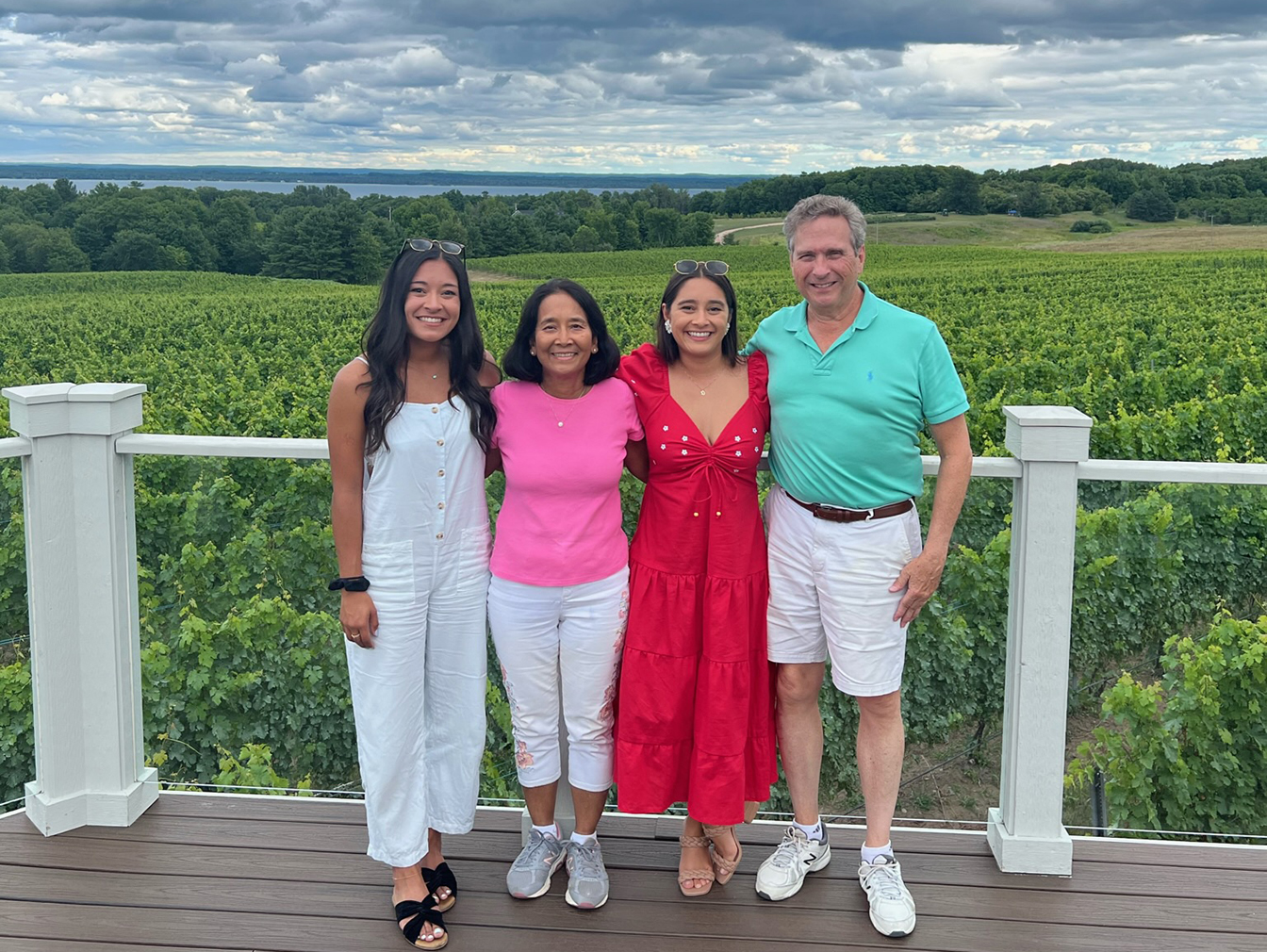 Family at Winery