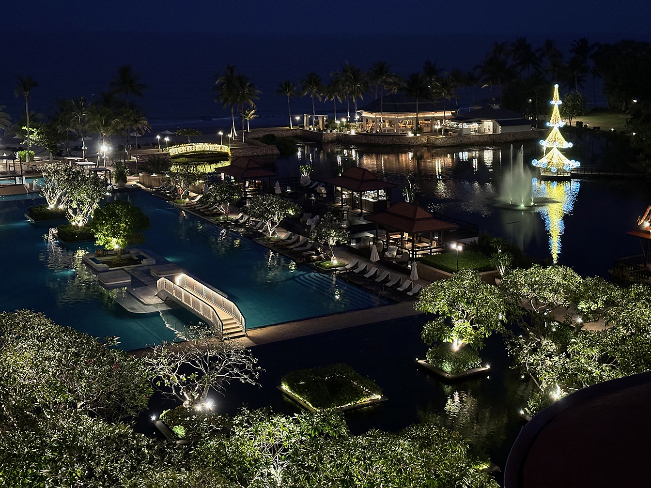 Dusit Thani Resort at Night