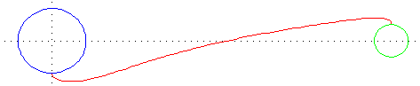 GIF Image of Earth to Moon Trajectory