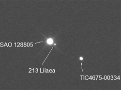 Asteroid 213 Lilaea/SAO 128805 Occultation